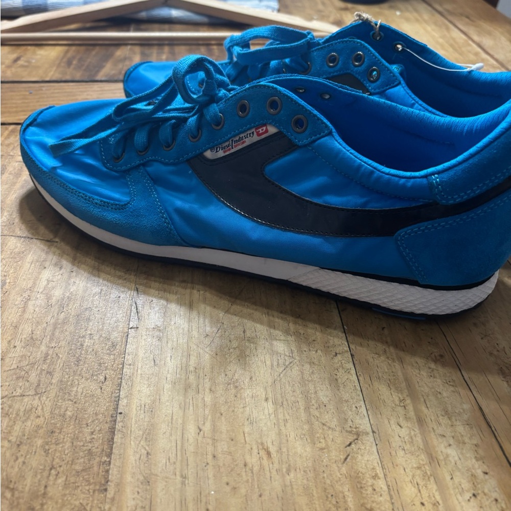 Deisel Blue Athletic Men's Shoes